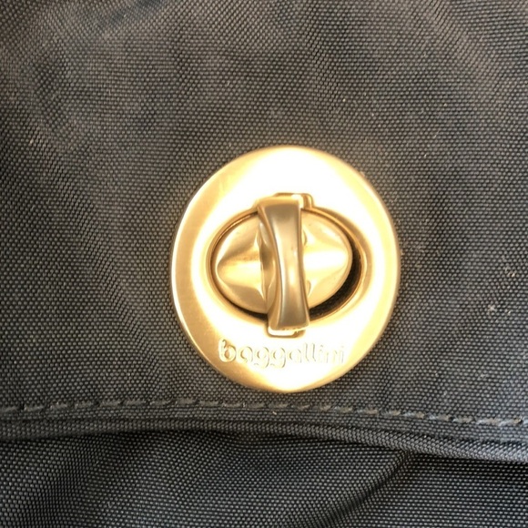 Baggallini Black Gold International Laptop Tote Bag - Picture 4 of 12